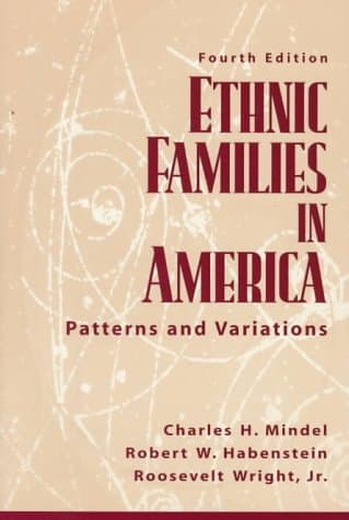 Book cover for Ethnic Families in America: Patterns and Variations (4th Edition) by Mindel, Charles H.