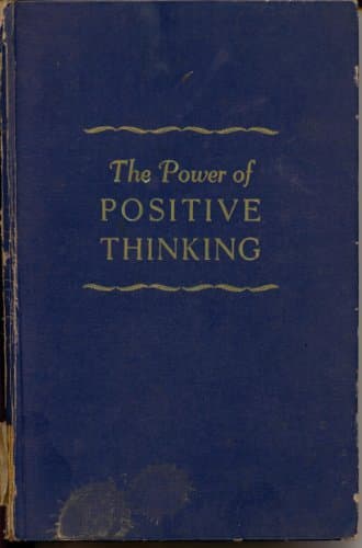 Book cover for The Power of Positive Thinking by Norman Vincent Peale