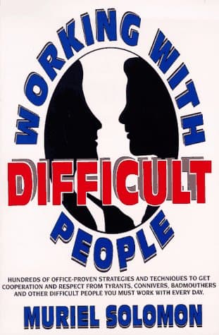 Book cover for Working With Difficult People by SOLOMON
