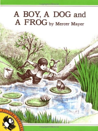 Book cover for A Boy, a Dog, and a Frog by Mayer, Mercer
