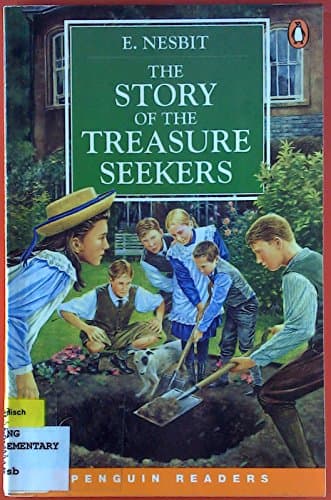 Book cover for Story of the Treasure Seekers (Penguin Longman Penguin Readers) by E. Nesbit