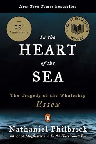 Book cover for In the Heart of the Sea: The Tragedy of the Whaleship Essex by Philbrick, Nathaniel