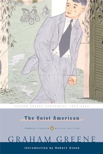 Book cover for The Quiet American (Penguin Classics Deluxe Edition) by Greene, Graham