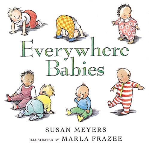 Book cover for Everywhere Babies Board Book by Meyers, Susan