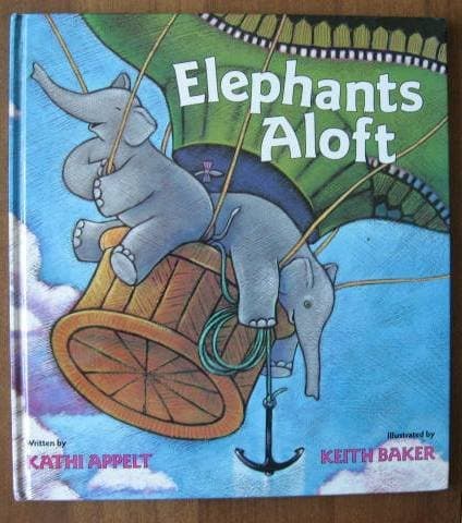 Book cover for Elephants Aloft by Appelt, Kathi