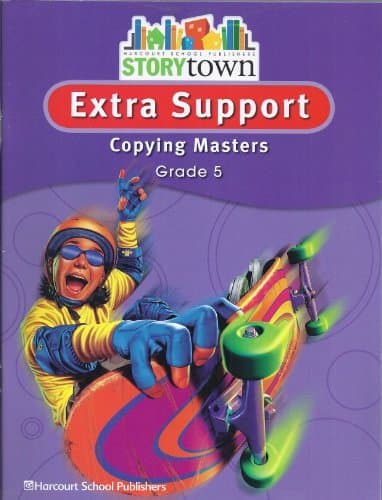 Book cover for Storytown: Extra Support Copying Masters Grade 5 by Harcourt School Publishers