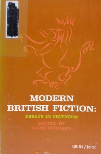 Book cover for Modern British Fiction (Galaxy Books) by Schorer, Mark, Editor