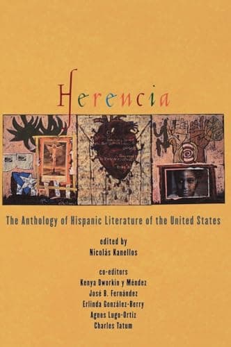 Book cover for Herencia: The Anthology of Hispanic Literature of the United States (Recovering the U.S. Hispanic Literary Heritage (Oxford University Press).) by Kanellos, Nicolas