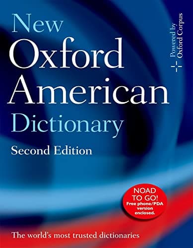 Book cover for The New Oxford American Dictionary by McKean, Erin