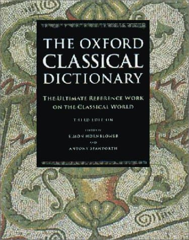 Book cover for The Oxford Classical Dictionary by Hornblower, Simon
