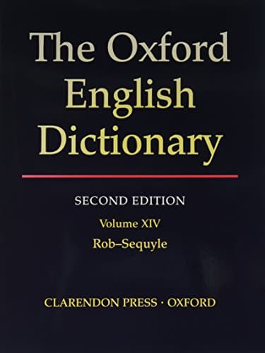Book cover for The Oxford English Dictionary, Second Edition (VOLUME 14) by John Andrew Simpson