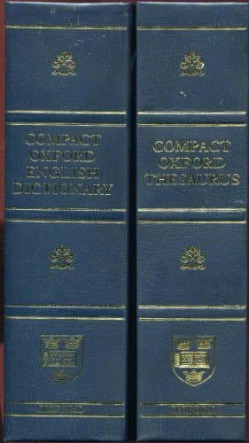 Book cover for Compact Oxford English Dictionary (Third Edition Revised) by Oxford Press