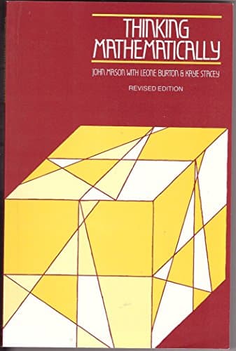 Book cover for Thinking Mathematically by Mason, J.