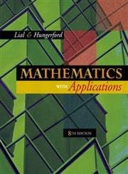 Book cover for Mathematics with Applications (8th Edition) by Lial, Margaret L.