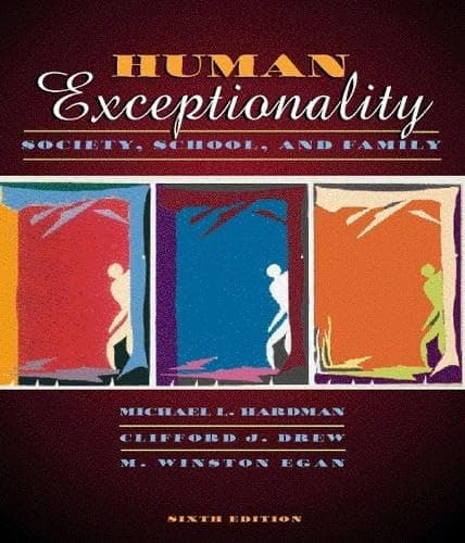 Book cover for Human Exceptionality: Society, School, and Family by Michael L.; Drew M. Winston Hardman