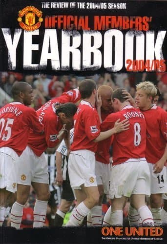 Book cover for The Review Of The 2004/05 Season: Manchester United Official Members Yearbook 2004/2005 by Manchester United