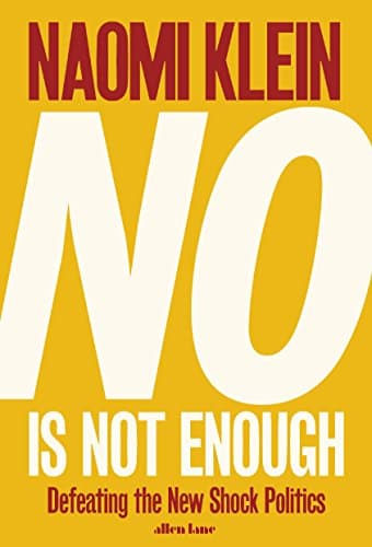 Book cover for NO IS NOT ENOUGH by Klein, Naomi