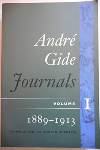Book cover for Journals, Vol. 1: 1889-1913 by Andre Gide