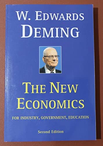 Book cover for The New Economics for Industry, Government, Education - 2nd Edition by Deming, W. Edwards