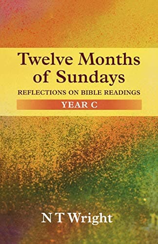Book cover for Twelve Months of Sundays, Year C by Wright, N T