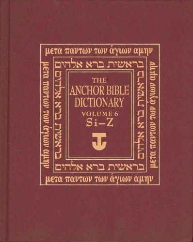 Book cover for The Anchor Yale Bible Dictionary, Si-Z: Volume 6 by Freedman, David Noel