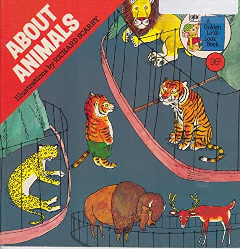 Book cover for About Animals by Scarry, Richard