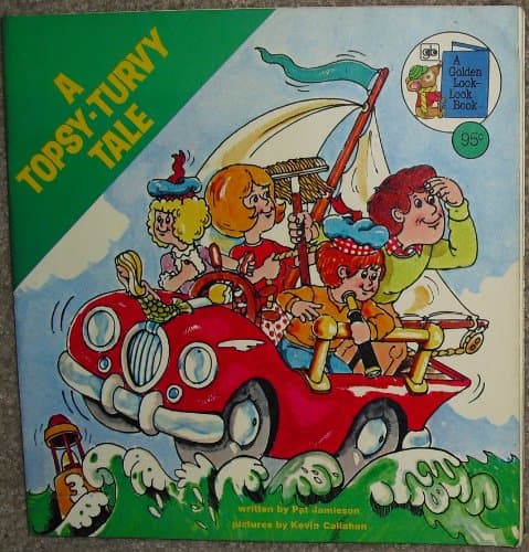 Book cover for A topsy-turvy tale (A Golden look-look book) by Jamieson, Pat
