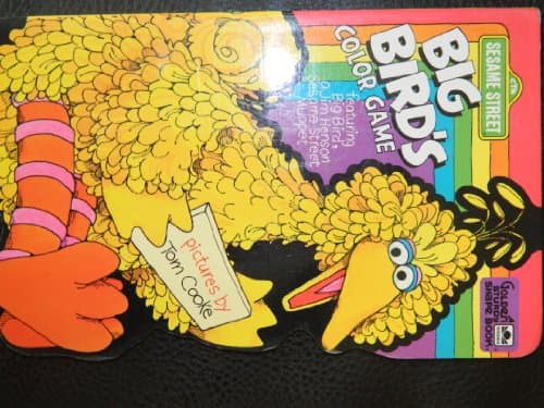 Book cover for Big Bird's Color Game (Golden Sturdy Shape Book / Sesame Street) by Tom Cooke