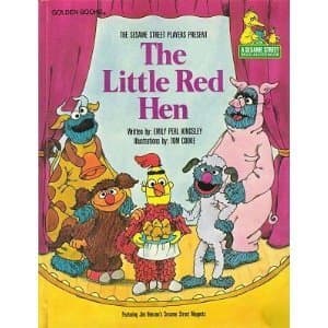 Book cover for The Little Red Hen by Emily Perl Kingsley