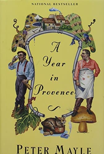 Book cover for A Year in Provence by Peter Mayle