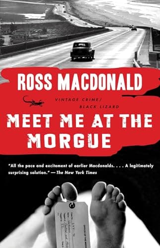 Book cover for Meet Me at the Morgue by Macdonald, Ross