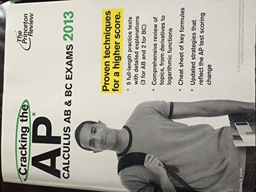 Book cover for The Princeton Review Cracking the Ap Calculus Ab & Bc Exams 2013 by Princeton Review