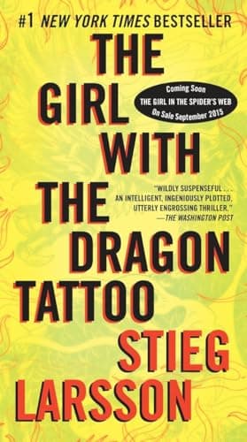 Book cover for The Girl with the Dragon Tattoo: A Lisbeth Salander Novel (The Girl with the Dragon Tattoo Series) by Larsson, Stieg