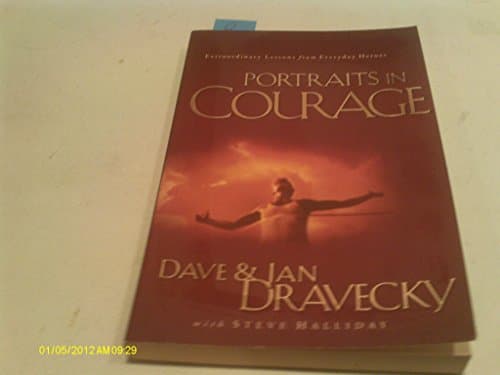 Book cover for Portraits in Courage by Dravecky, Dave