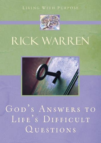 Book cover for God's Answers to Life's Difficult Questions (Living with Purpose) by Warren, Rick