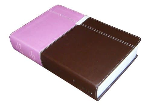 Book cover for NIV, Life Application Study Bible, Personal Size, Leathersoft, Pink/Brown by Zondervan