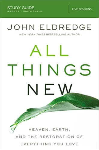 Book cover for All Things New Study Guide: Heaven, Earth, and the Restoration of Everything you Love by Eldredge, John