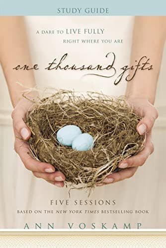 Book cover for One Thousand Gifts Bible Study Guide: A Dare to Live Fully Right Where You Are by Voskamp, Ann