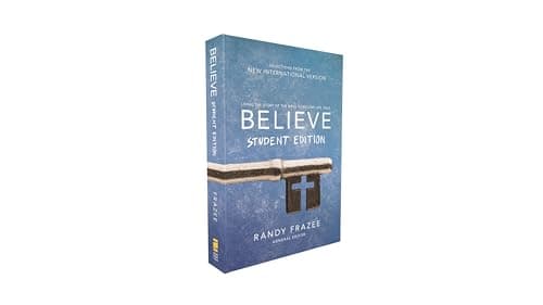 Book cover for Believe Student Edition, Paperback: Living the Story of the Bible to Become Like Jesus by Zondervan