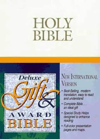 Book cover for NIV Deluxe Gift & Award Bible by Anonymous