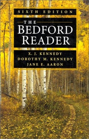 Book cover for The Bedford Reader by X.J. Kennedy