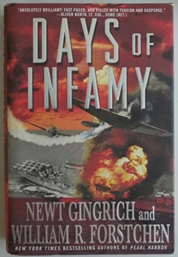 Book cover for Days of Infamy by Newt Gingrich