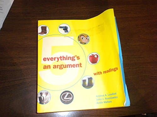 Book cover for Everything's an Argument with Readings by Lunsford, Andrea A.