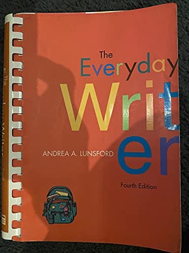Book cover for The Everyday Writer, 4th Edition by Andrea A. Lunsford