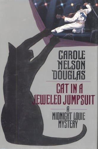 Book cover for Cat in a Jeweled Jumpsuit: A Midnight Louie Mystery (Midnight Louie Mysteries) by Douglas, Carole Nelson