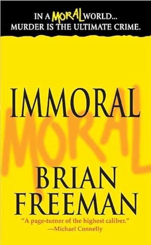 Book cover for Immoral (Jonathan Stride) by Freeman, Brian