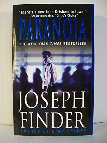 Book cover for Paranoia by Finder, Joseph