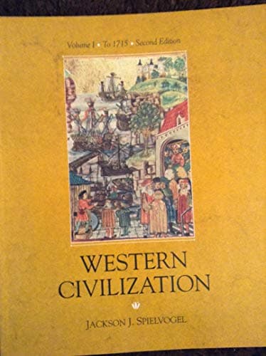 Book cover for Western Civilization (Volume 1 : to 1715) by Jackson J. Spielvogel