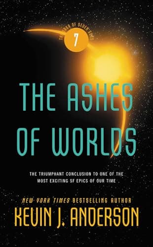 Book cover for The Ashes of Worlds (The Saga of Seven Suns, 7) by Anderson, Kevin J.