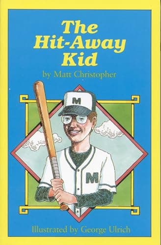 Book cover for The Hit-Away Kid (Peach Street Mudders) by Christopher, Matt